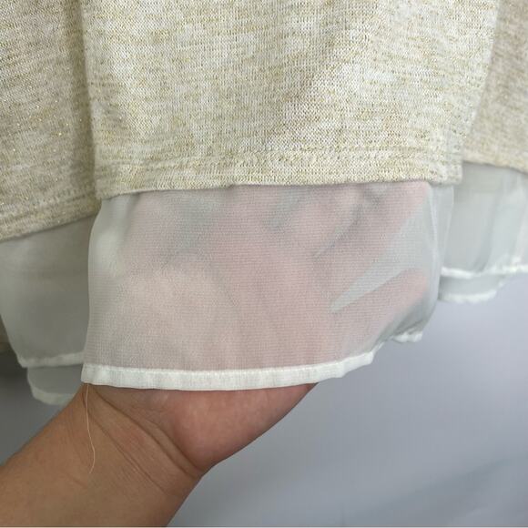 Lilly McKay collection long sleeve tunic blouse women's size Large - Picture 4 of 10